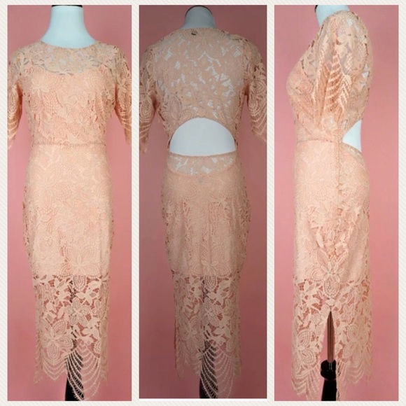 For Love and Lemons luna maxi dress SZ L M - Picture 4 of 8